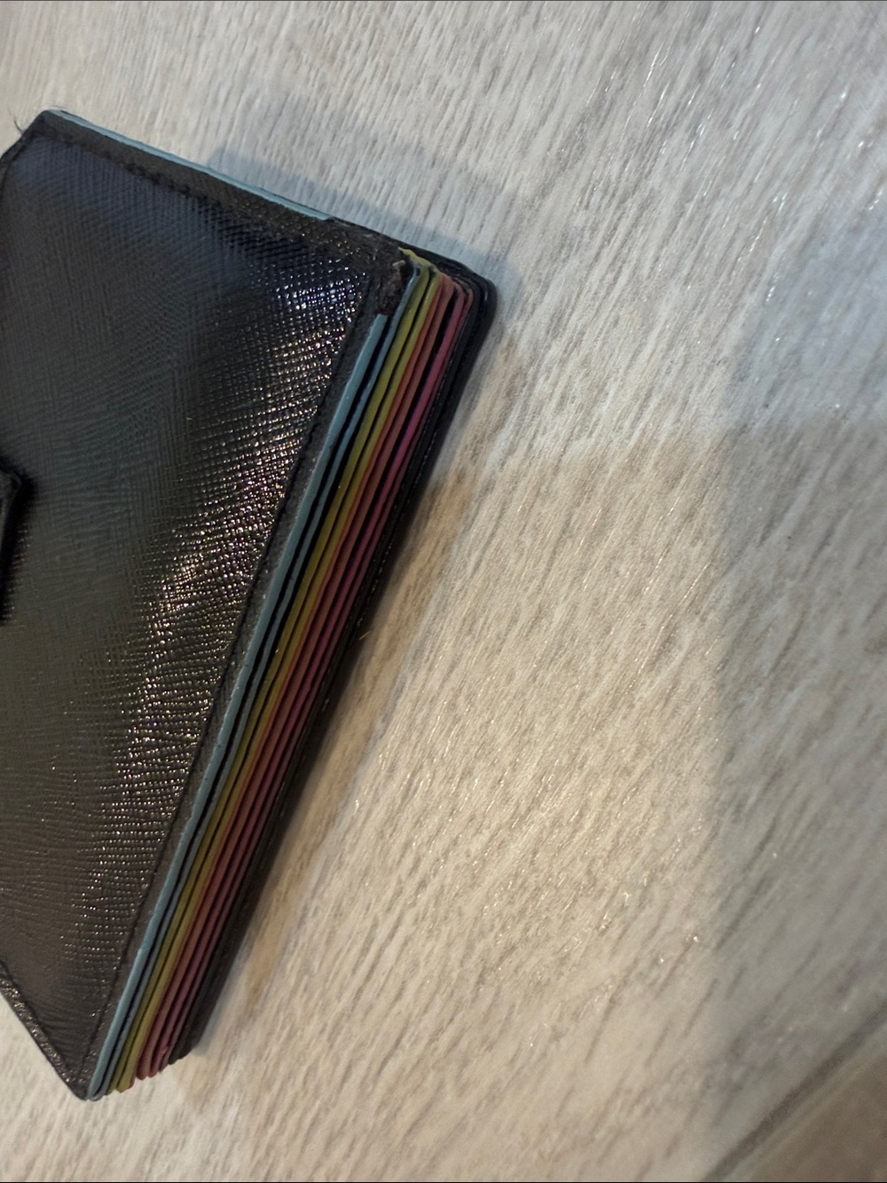 Victoria's Secret Black Card Case with Heart Snap - Picture 4 of 4